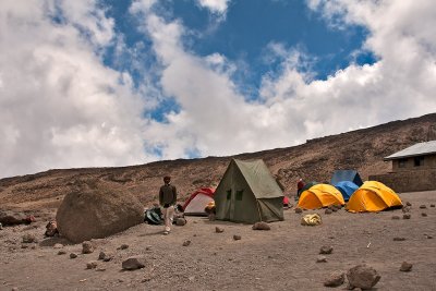 Tents At Kibo Base