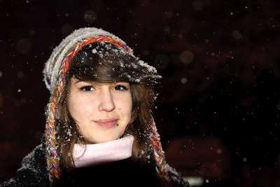 Emi In Snow