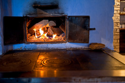 Fire Of The Rural Stove