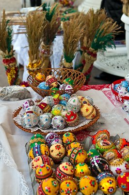 Easter Eggs And Palms