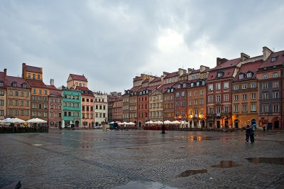 Rain Over Old Town Market Square
