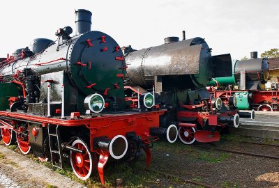 Locomotives OKo1-3, Ty43-17 and Os24-7