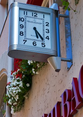 Clock With Flowers