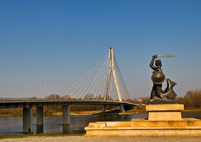 Mermaid At The Swietokrzyski Bridge