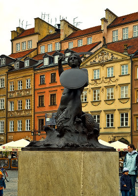 Warsaw Old Town  Mermaid