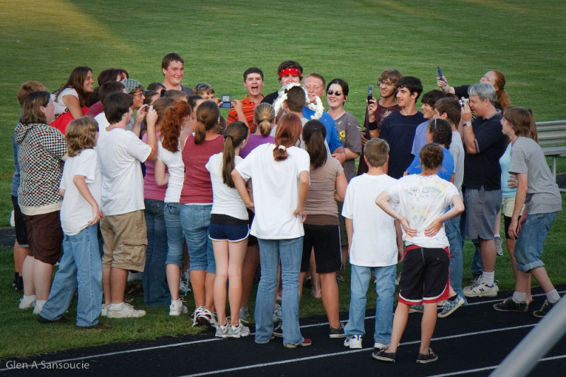 2008-2009 Marshwood High School Marching Band - Pie in the face