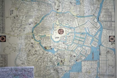 Old map of Edo(Tokyo) @f3.5 5D