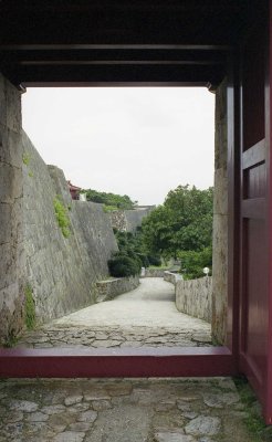 Shuri-castle in Okinawa Reala