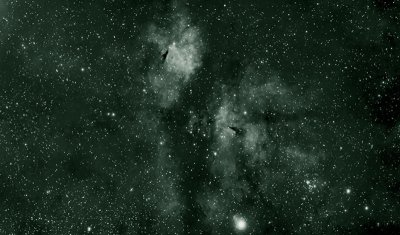 The Butterfly nebula in Cygnus