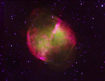 The Dumbell planetary nebula
