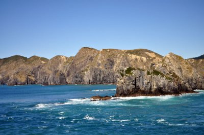 Entering Marlborough Sounds