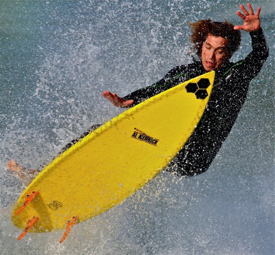 Surfer Wave Ride