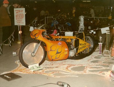  Yellow fever  Drag bike at show