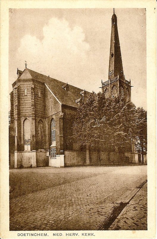 Doetichem, NH kerk, circa 1930