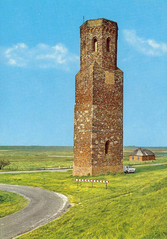 Koudekerke (Schouwen), Plompe Toren, circa 1980