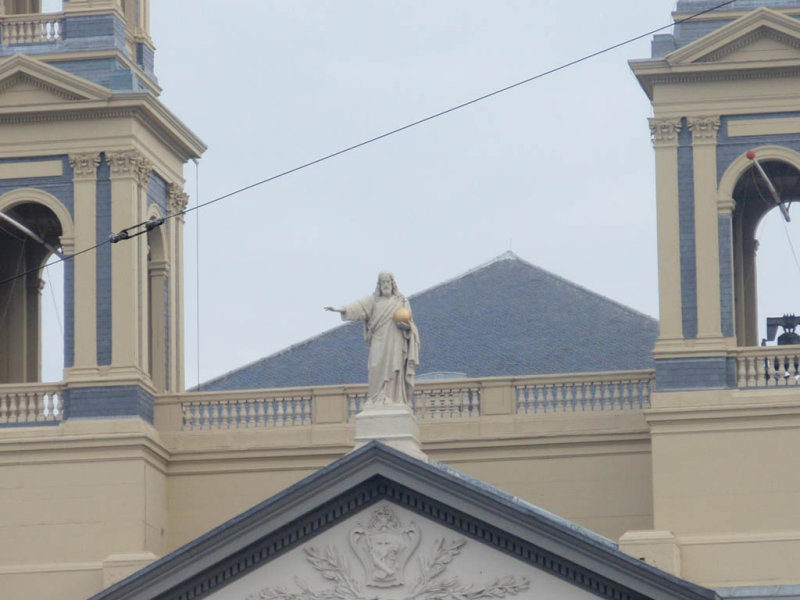 Amsterdam, Mozes en Aaronkerk detail, 2007