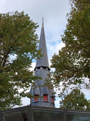 Haarlem, RK spits voorm kerk aan het Spaarne, 2008.jpg