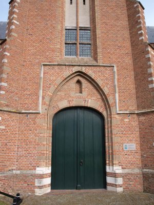 Noordwijk (binnen), prot Oude Jeroenskerk entree, 2009