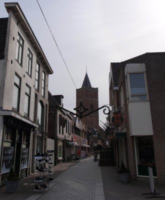 Noordwijk (binnen), prot Oude Jeroenskerk zicht op, 2009