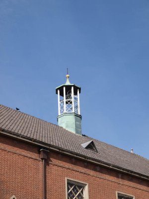 Rijnsburg, geref Maranathakerk toren, 2009.jpg