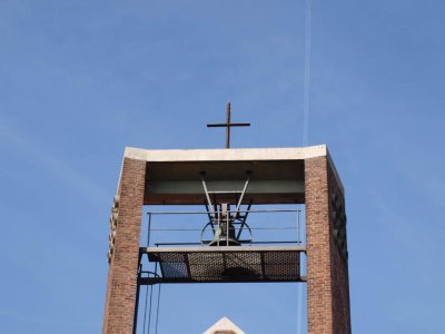 Rijnsburg, geref Petrakerk toren, 2009.jpg