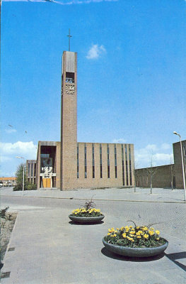 Biddinghuizen, kerkcentrum De Voorhof, circa 1985