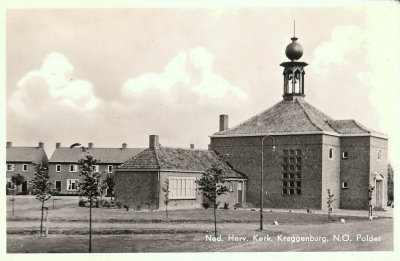 Kraggenburg, NH kerk, circa 1955