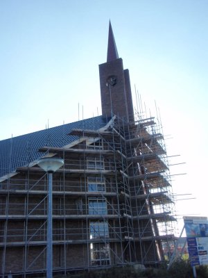 Urk, NH kerk in aanbouw, 2007