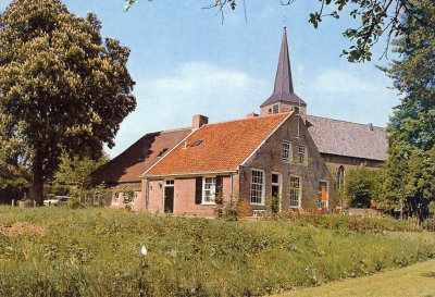 Ellecom, NH kerk en pastorie, circa 1980