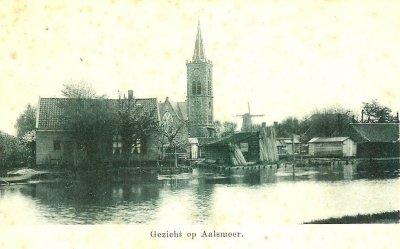Aalsmeer gezicht op, circa 1900