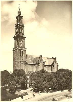 Amsterdam, NH Westerkerk, circa 1930