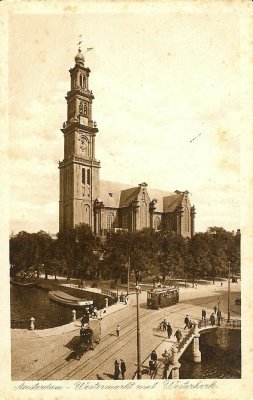 Amsterdam, Westerkerk, circa 1925