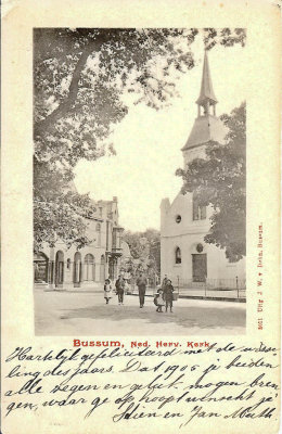 Bussum, NH kerk, circa 1905