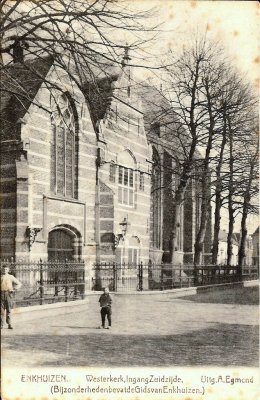 Enkhuizen, Westerkerk, circa 1910