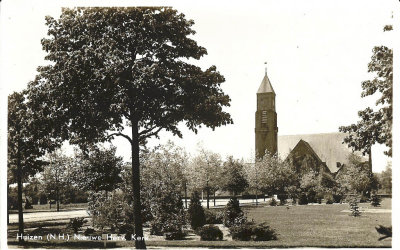 Huizen, NH kerk, circa 1945