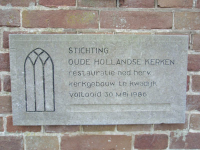 Kwadijk, info NH kerk, 2007