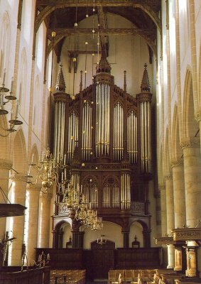 Naarden, Grote of St Vitus Kerk interieur orgel, 2007