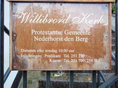 Nederhorst den Berg, info NH kerk, 2007