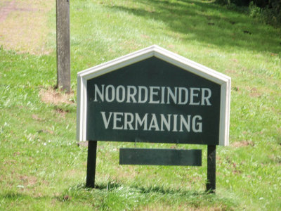 Noordeinde, bord DG