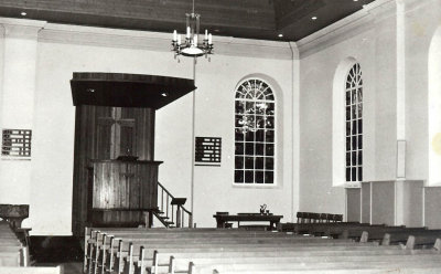 Markelo, NH kerk interieur, circa 1980