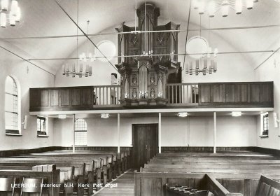 Leersum. NH kerk interieur, circa 1975