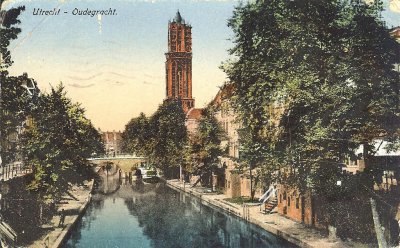 Utrecht, Dom Oudegracht circa 1900