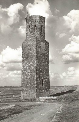 Koudekerke (Schouwen), Plompe Toren, circa 1970
