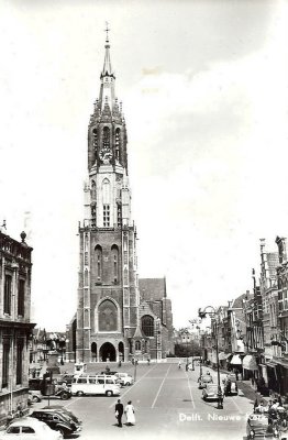 Delft, prot gem Nieuwe Kerk, circa 1962