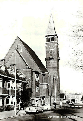 Den Haag, Bethlehemkerk, circa 1970
