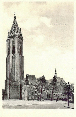 Den Haag, Grote Kerk, circa 1940