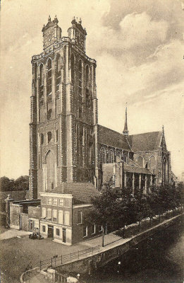 Dordrecht, Grote Kerk, circa 1920