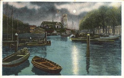 Dordrecht, Nieuwe Haven 2, circa 1923