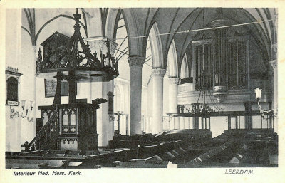 Leerdam, NH kerk interieur