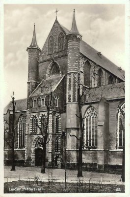 Leiden, Pieterskerk 3, circa 1935
